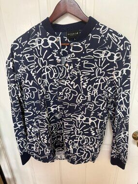 SPORT b. by agnès b. Graffiti All-Over Print Jacket – Like New